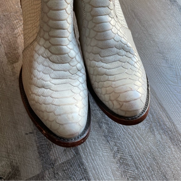 idyllwind boots women’s 8.5 Miranda lambert white bone western booties leather - Picture 9 of 9